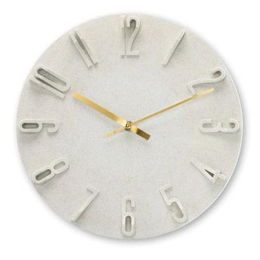 Hama Wanduhr Korfu beige    30cm 3D Ziffern                185880