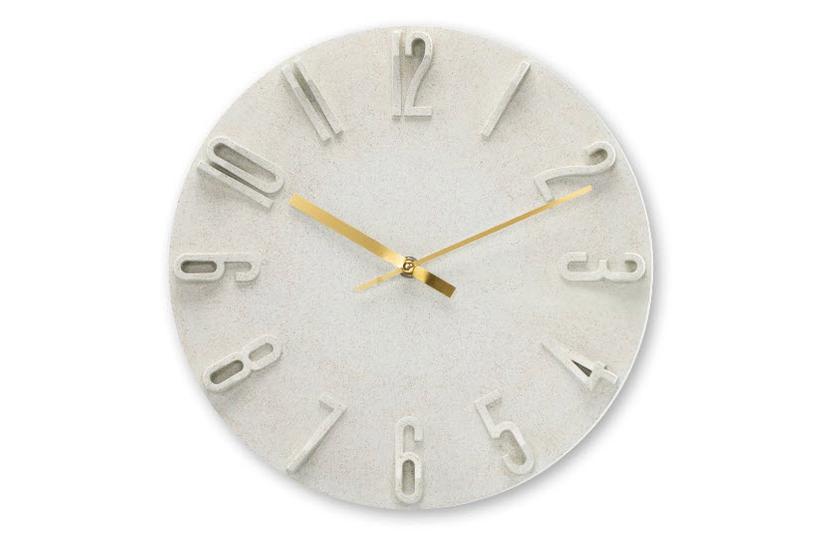 Hama Wanduhr Korfu beige    30cm 3D Ziffern                185880