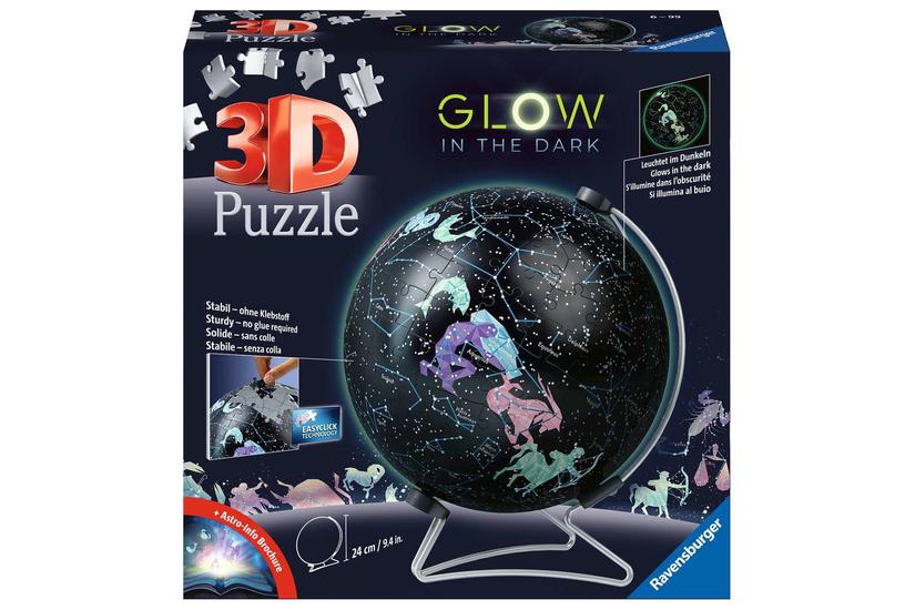 Ravensburger 3D Puzzle Glow In The Dark Star Globe