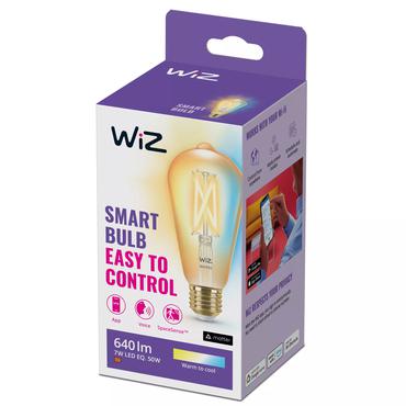 WiZ,ST64 Edison,7W,2000-5000,ST64,E27,1 pcs lightsource
