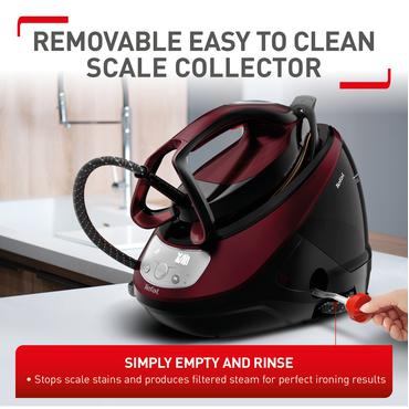 Tefal Pro Express GV9230 Dampstrygning station 2600 W 1,8 L Sort, Bourgogne