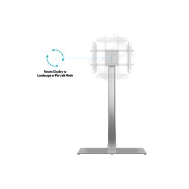 Multibrackets M Public Display Stand 180 HD Single Silver w. Floorbase st&auml;ll - f&ouml;r LCD-display - silver