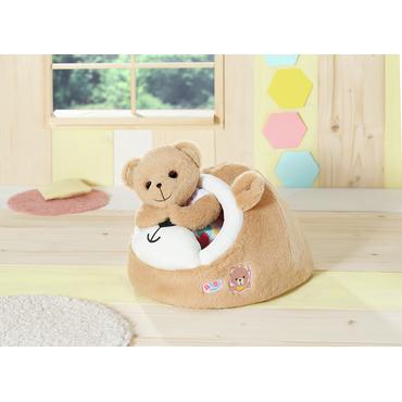 BABY born Bear Sleeping Cave Dukke sovepose