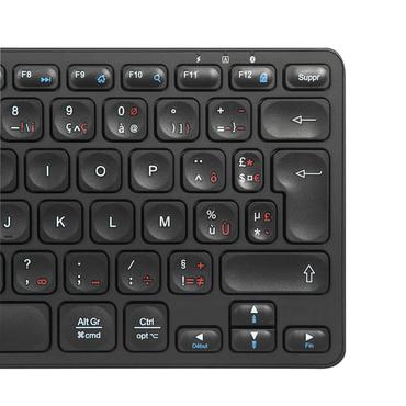 Targus - tastatur - flere enheder compact - fransk - sort Indgangsudstyr