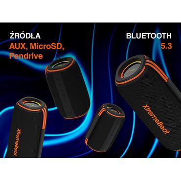 Tracer XtremeBeat Lite Sort, Orange 10 W