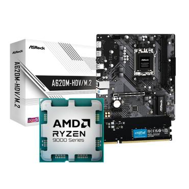 AMD 9600X - A620M - 16GB DDR5 PC Opgraderingspakke