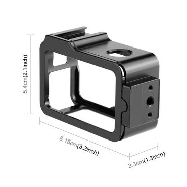 Metal Cage with Cold Shoe PULUZ for DJI Osmo Action 4/3
