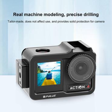 Metal Cage with Cold Shoe PULUZ for DJI Osmo Action 4/3