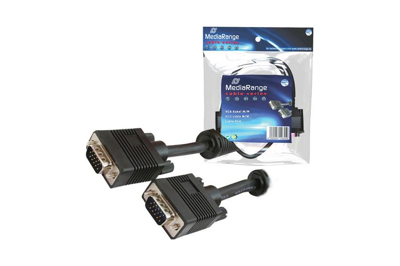 MediaRange MRCS106 VGA kabel 5 m VGA (D-Sub) Sort