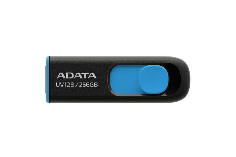 ADATA UV128 USB-nøgle 256 GB USB Type-A 3.2 Gen 1 (3.1 Gen 1) Sort, Blå