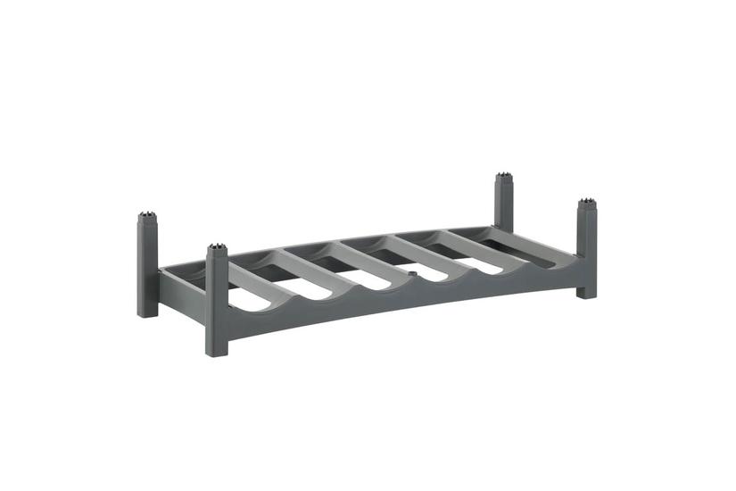 Rotho VARIO Tabletop wine rack 6 bottle(s) Grey