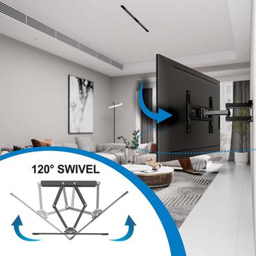 Manhattan 462150 tv-beslag 2,18 m (86") Sort