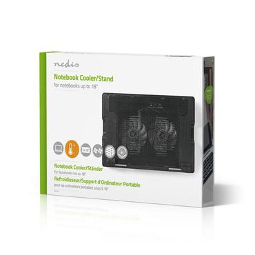 Nedis NBCR200BK notebook stativ Sort 45,7 cm (18")