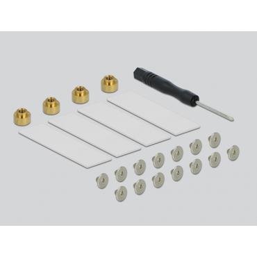 Delock PCI Express x16 Card to 4 x internal NVMe M.2 Key M - interfaceadapter - M.2 NVMe Card - PCIe 3.0 x16