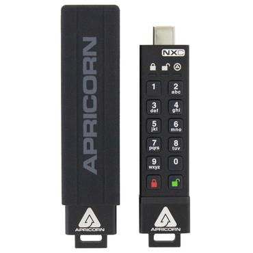 Apricorn Aegis Secure Key 3NXC - USB flashdrive - 64 GB - TAA-kompatibel