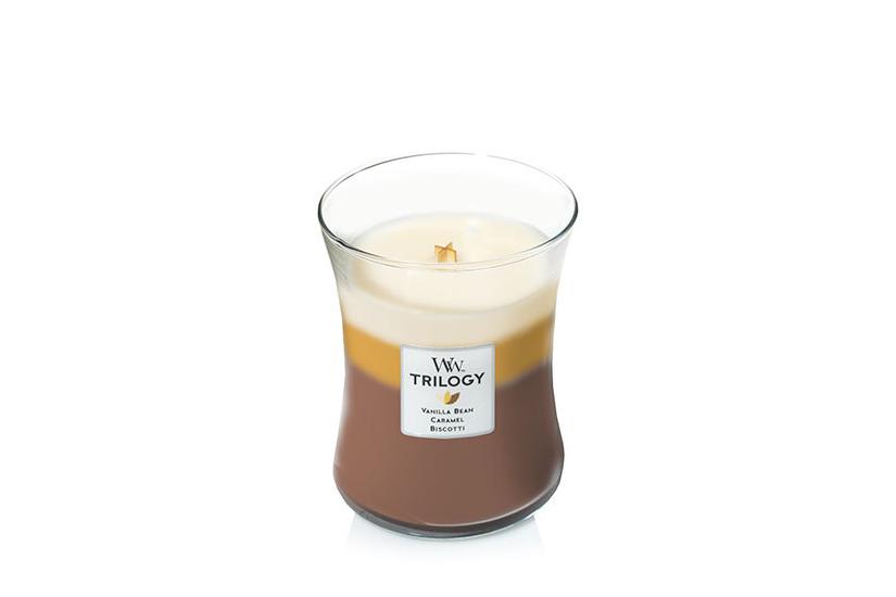 WoodWick 92904 vokslys Andet Karamel, Vanilie Brun, Hvid, Gul 1 stk