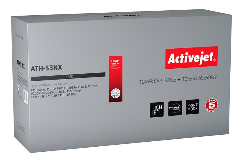 Activejet ATH-53NX (erstatning HP 53X Q7553X, Canon CRG-715H; Supreme; 7900 sider; sort)