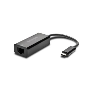 Kensington CA1100E USB-C to Ethernet Adapter - n&auml;tverksadapter - USB-C 3.1 - Gigabit Ethernet x 1
