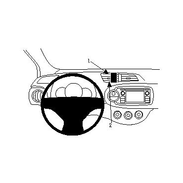 Brodit ProClip Center mount - beslag til montering