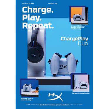 HyperX ChargePlay Duo ─ controller-opladningsstation til PS5