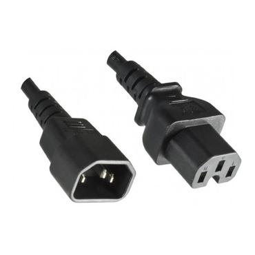 Strømforlængerkabel Sort C14