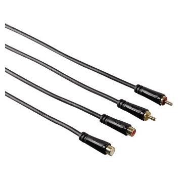 Hama 00122286 lydkabel 3 m 2 x RCA Sort