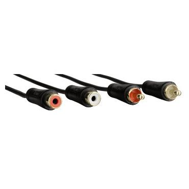 Hama 00122286 lydkabel 3 m 2 x RCA Sort