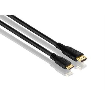 PureLink PI1200-010 HDMI-kabel 1 m HDMI Type A (Standard) HDMI Type C (Mini) Sort