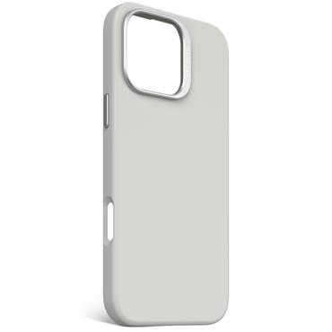 Decoded AntiMicrobial Silicone Backcover - silikonowa obudowa ochronna do iPhone 16 Pro Max kompatybilna z MagSafe (stone gray)