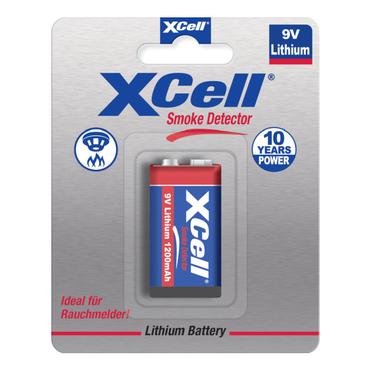 XCell 138482 husholdningsbatteri Genopladeligt batteri 9V Lithium