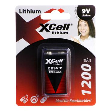XCell 138482 husholdningsbatteri Genopladeligt batteri 9V Lithium