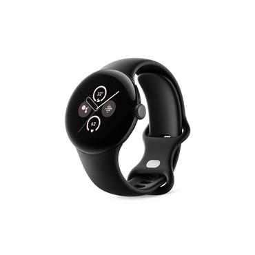 Google Pixel Watch 2 - mattsvart aluminium - smart klocka med aktivt band - obsidian - 32 GB