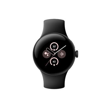 Google Pixel Watch 2 - mattsvart aluminium - smart klocka med aktivt band - obsidian - 32 GB