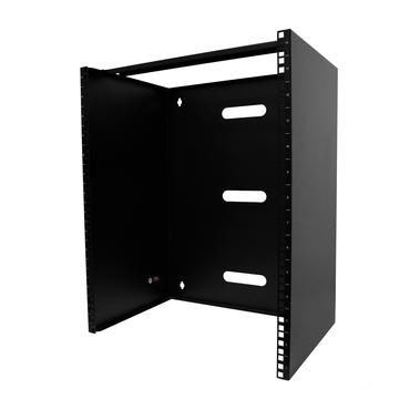 StarTech.com 14U Wall Mount Rack, 19" Wall Mount Network Rack, 14 inch Deep (Low Profile), Wall Mounting Patch Panel Bracket for Network Switches, IT Equipment, 77lb (35kg) Capacity