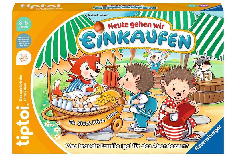 tiptoi Heute gehen wir einkaufen 20 min. Brætspil Oplysende