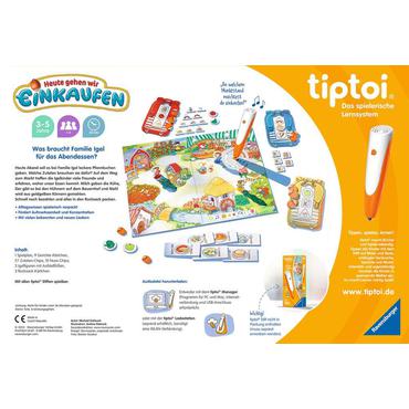 tiptoi Heute gehen wir einkaufen 20 min. Brætspil Oplysende