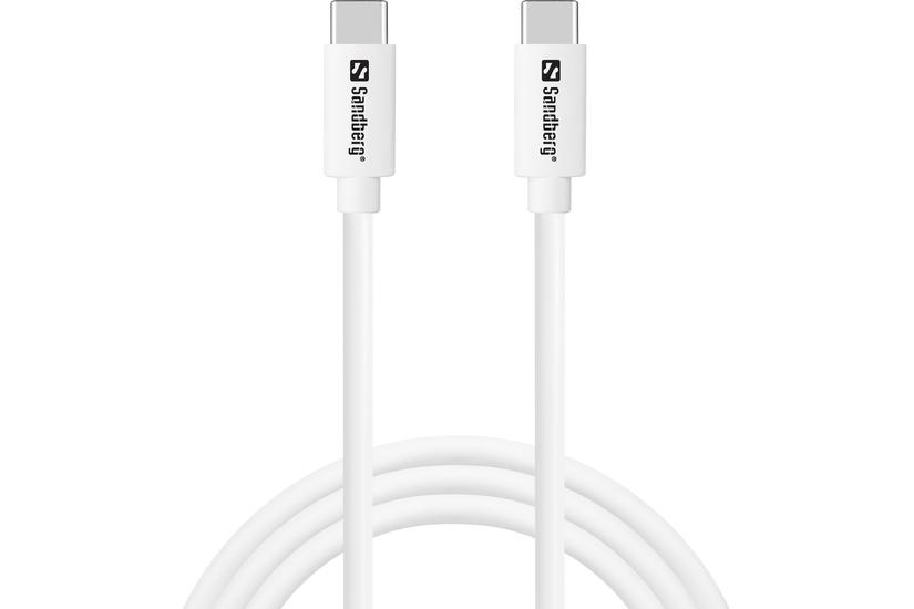 Sandberg USB-C > USB-C 65W 1M SLADDSKYDD