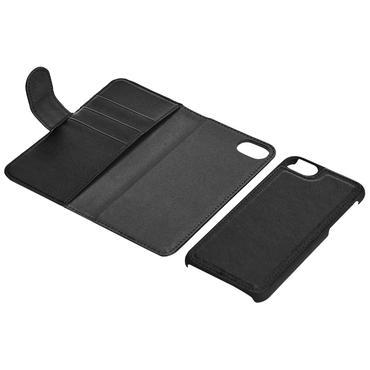 Essentials iPhone 6/7/8/SE (2020/2022) PU wall,det,3 card,Blk