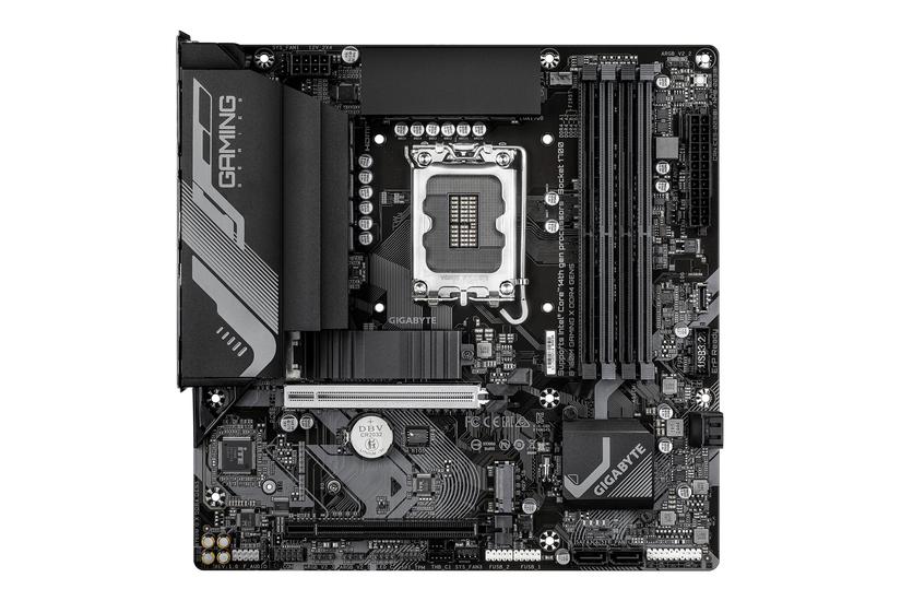GIGABYTE Moderkort - Intel B760 - LGA1700 - Micro ATX - DDR4 - 2,5 Gigabit Ethernet