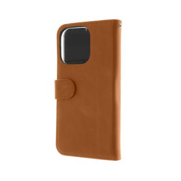 PREMIUM FLIPCASE IPHONE 15 PRO BROWN
