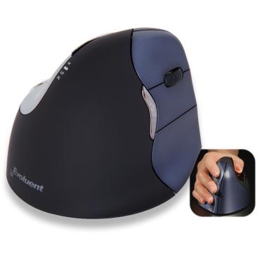Evoluent VerticalMouse 4 Right - lodret mus - 2.4 GHz