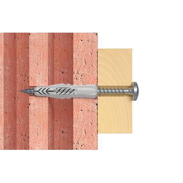 Fischer 77889 skrueanker og vægudtag 50 stk Vægstik 35 mm