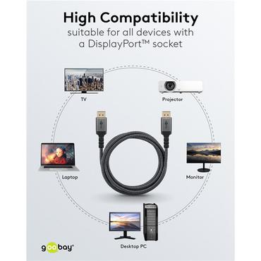 DisplayPort&trade; Cable, 3 m