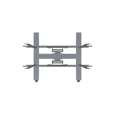 Multibrackets M Public Display Stand 180 HD Back to Back st&auml;ll - f&ouml;r 2 LCD-bildsk&auml;rmar - silver