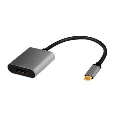 LogiLink CUA0102 kabel kønsskifter USB 3.2 Gen1 Type-C DisplayPort Sort