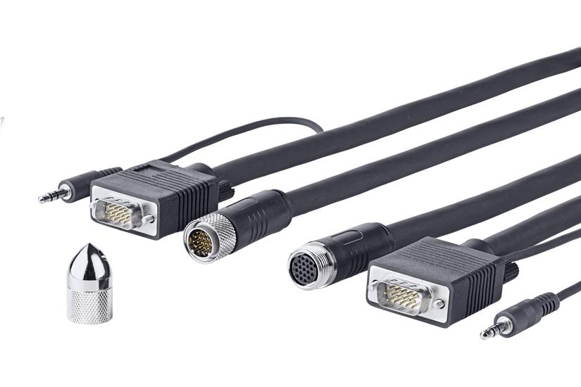 VivoLink Pro Cross Wall - VGA- / lydkabel - 15 m