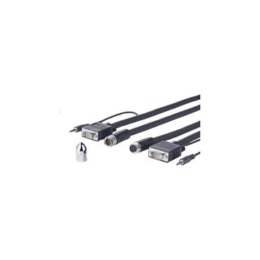 VivoLink Pro Cross Wall - VGA- / lydkabel - 15 m