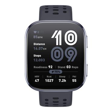 Amazfit Bip 6 Black 5 cm (1.97") AMOLED Digital 390 x 450 pixel Berøringsskærm Sort GPS (satellit)