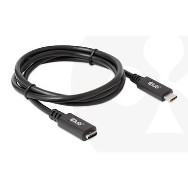 Club 3D CAC-1531 - USB typ C-f&ouml;rl&auml;ngningskabel - 24 pin USB-C till 24 pin USB-C - 1 m