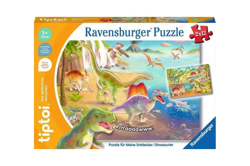 Ravensburger tiptoi 00198 puslespil 12 stk Dyr